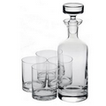 Ravenscroft Crystal Wellington DOF Decanter Set w/ 4 Classic DOF Glasses